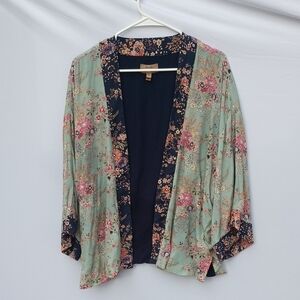 Kachel For Anthropologie Floral Kimono Jacket